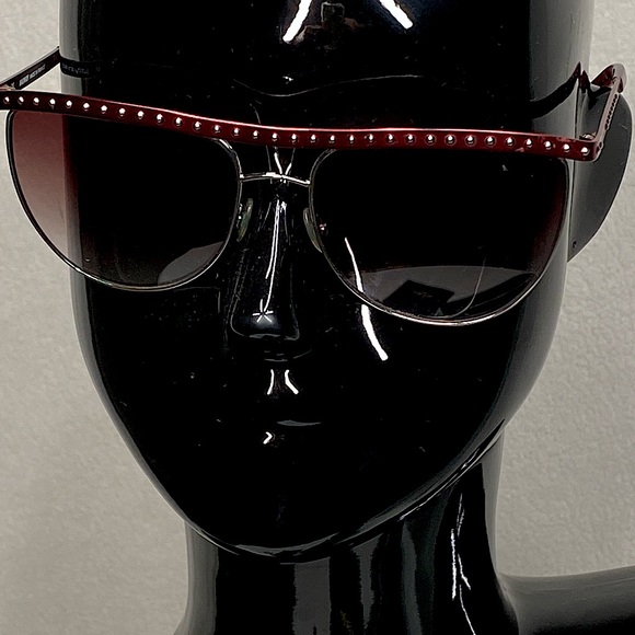 BALMAIN ♥️ RED STUDDED SUNGLASSES - Picture 1 of 7